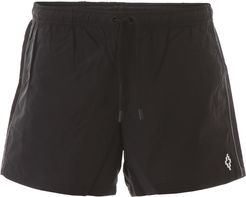 Swim Trunks With Piping