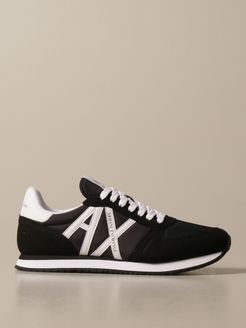 Armani Exchange Sneakers Basic Running Sneakers With Contrast Logo