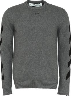Cotton-blend Crew-neck Sweater