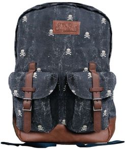 Micro Skull Canvas Backpack