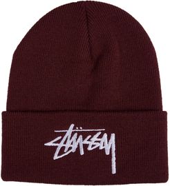 Bougundy Beanie With Logo