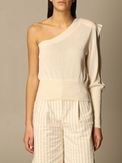Sweater Federica Tosi One-shoulder Sweater