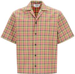 Checkered Shirt With Logo