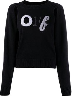 Black Cotton-blend Jumper