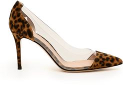 Animal Print Plexi Pumps 85