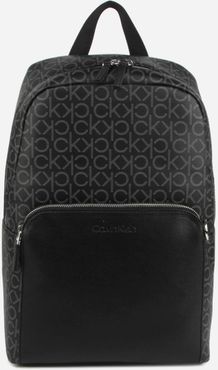 Round Backpack With Embossed Logo