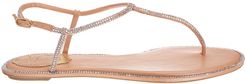 Diana Peach Flat Sandal