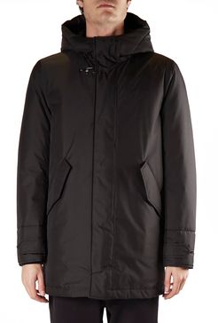 Technical Fabric Parka Coat