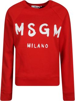 Ribbed Milano Logo Sweatshirt