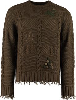 Crew-neck Wool Sweater