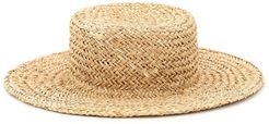 Straw Canotier Hat Chain