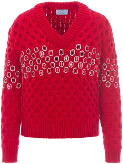 Jewelled Knitted Jumper