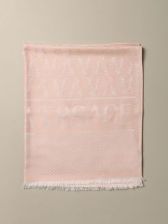 Scarf Versace Jacquard Scarf In Silk And Wool