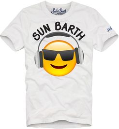 White Smile Emoticon Man T-shirt