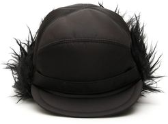 Aviator Hat With Mohair Inserts