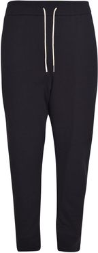 Drawstring Waist Plain Track Pants