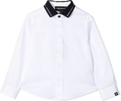 Shirt With Contrasting Collar