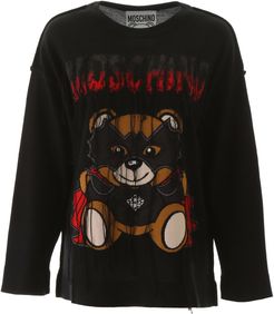 Bat Teddy Bear Sweater