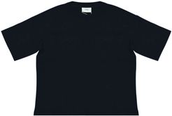 Dark Blue T-shirt With Logo Trama