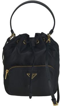 Front Pocket Bucket Bag