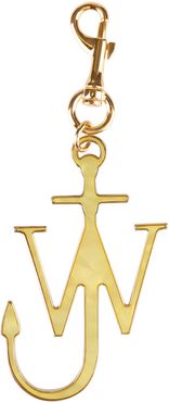 Gold Metal Anchor Key Ring