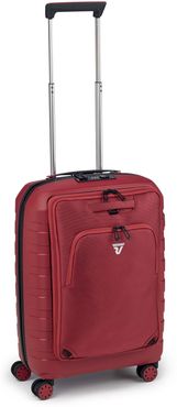 Trolley Cabina 55 X 40 X 20 Cm Con Tasca Estraibile Porta Pc 15.6" E Tablet 10" Rosso