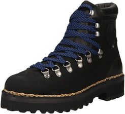 Boots stringati 'ALPINE'  sabbia / blu reale / nero / argento