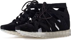 Jeffrey Campbell for Women: Appian Black Suede Sneakers