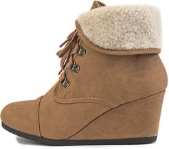 Fur Wedge Ankle Boot Nast-S