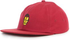 The Vans x Marvel Jockey Iron Man Hat in Chili Pepper