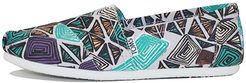 Toms for Women: Classic White Multi Canvas Printed Abstract