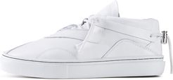 Clear Weather for Men: Everest White Leather Sneakers