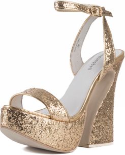 Jeffrey Campbell for Women: Kalika Gold Platform Wedges