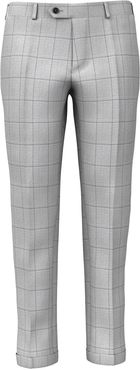 Pantaloni da uomo su misura, Vitale Barberis Canonico, Grigio in Twill di Lana Cotone e Cashmere, Autunno Inverno | Lanieri