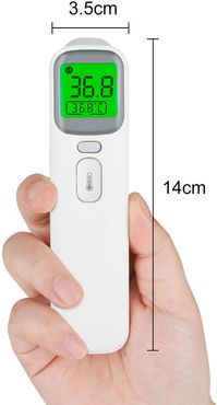 4 in 1 Termometro Professionale Termometro digitale a infrarossi Termometro frontale auricolare febbre per Adulti, Neonati, Bambini