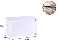 box scatola salvaspazio portatutto contenitore organizer armadi 52X30X30CM 59976