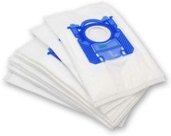 10x sacchetto compatibile con Electrolux E 209, 210, 210 B, 51, 53, 54, 54A, 59 aspirapolvere - in microfibra, 28,5cm x 16.5cm, bianco