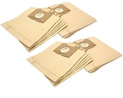 20x sacchetto compatibile con AEG/Electrolux Vampyr 500, 500(x), 4588, 4999, 5000 aspirapolvere - in carta, 26cm x 22cm, color sabbia - Vhbw
