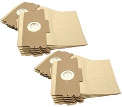 20x sacchetto compatibile con AEG/Electrolux Vampyr 605, 606, 607, 608, 609 aspirapolvere - in carta, 12/15, 27cm x 27cm, color sabbia