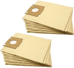 20x sacchetto dell'aspirapolvere compatibile con Lloyds 194/495, 865/077, 865/336, 865/506 aspirapolvere - in carta, 23cm x 18cm, color sabbia