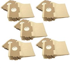 50x sacchetto compatibile con AEG/Electrolux Vampyr 504, 505, 506, 507, 508 aspirapolvere - in carta, 12/15, 27cm x 27cm, color sabbia