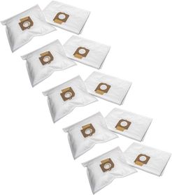 50x sacchetto compatibile con Miele Art, S920, S926, S928, S930, S938 aspirapolvere - in microfibra, 28cm x 20cm, bianco - Vhbw