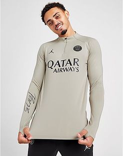 Paris Saint-Germain Strike Drill Top, Stone/Stone/Iron Grey/Black