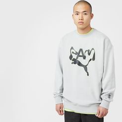 x Perks and Mini Crew Sweatshirt, Grey