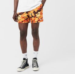 Classic 5" Volley Camo Shorts, Orange