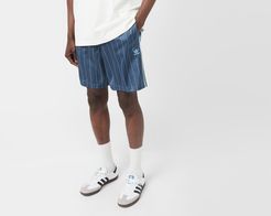 Pinstripe Sprinter Shorts, Blue