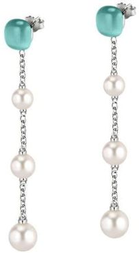 Orecchini Donna Collezione Gemma perla Argento 925‰ Perle coltivate