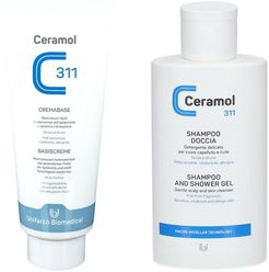 Ceramol 311 Cremabase + 311 Shampoo Doccia