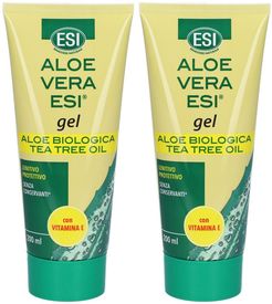 ESI Aloe Vera Gel con Vitamina E + Tea Tree Oil Set da 2