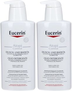 Eucerin® AtopiControl Olio Detergente Omega 20 % Set da 2